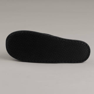Hotelové pantofle Basic Nap Cloth 30 cm - protiskluzové černé - 3