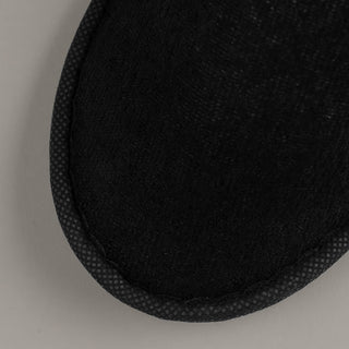 Hotelové pantofle Basic Nap Cloth 30 cm - protiskluzové černé - 4