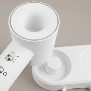 Vysokorychlostní bezkartáčový fén Bohēme Home AirJet s nástěnným držákem - Bílý - 2