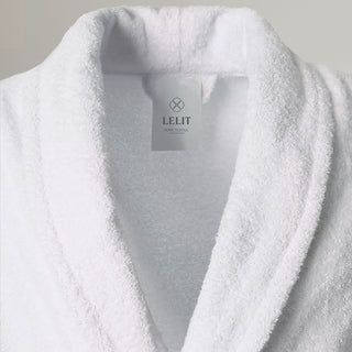 Atelier Bohēme Hotelový froté župan s límcem (L–XL, bílý)